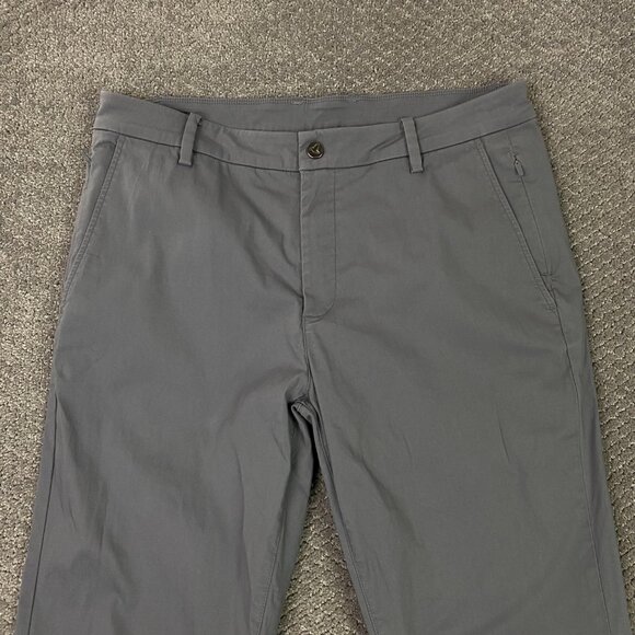 Birddogs 6 Pocket Pants Men's 34 x 34 Fits 34 x 33 Gray Chino Performance Golf - Picture 2 of 13